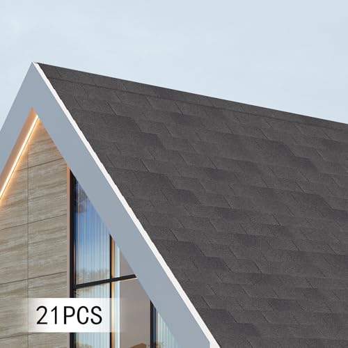 image for Eapmic 21Pcs Asphalt Roofing Shingles, 39.37