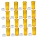 Gogogmee 25 pezzi Contenitori Medicine in Plastica PP Alimentare con Tappo Sicuro Antibambino Organizer Portatile per Viaggio con Chiusura Ermetica Protettiva Scatola Compatta e Leggera immagine