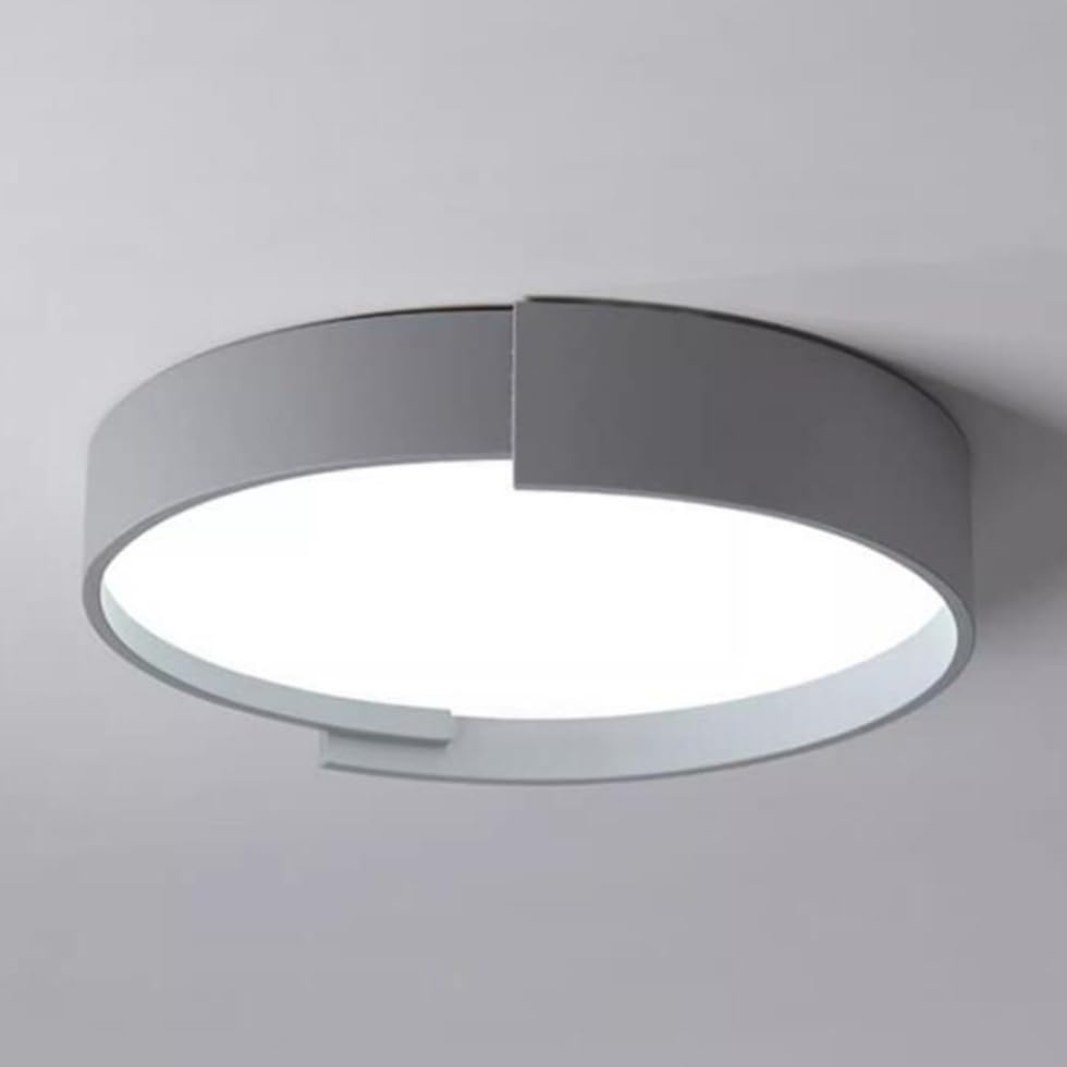 STVDEDG Lámpara De Techo De Luz Blanca De 6000 K Lámpara De Techo De Panel Minimalista Nórdico Con Diseño LED Lámpara De Iluminación Lateral Industrial Para El Hogar Para Cocina, Pasillo, Porche