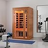 Dynamic SAUNAS AMZ-DYN-6106-01 Barcelona 1-2 Person Far Infrared Sauna - Curbside Shipping