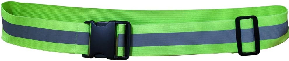 Shinecailife Adjustable Reflective Gear Sash Belt,for Running,Cycling,Biking,Walking,Jogging Etc,Elastic Safety Reflective High Visibility