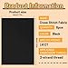 6 Pcs Cross Stitch Fabric, 14 Count Black Embroidery Fabric Cloth Cross Stitch Cloth Supplies for Needlework, DIY Embroidery Home Decoration Crafts (12 by 18-Inch)