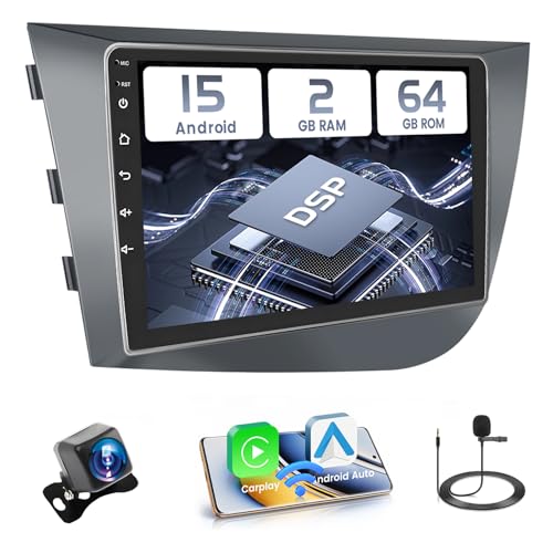 Autoradio Android résout le problème de GPS obsolète sur Seat Leon MK2 avec CarPlay 9 pouces