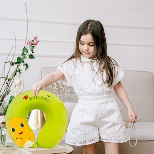 Almohada de espuma viscoelástica para viaje 30 cm miniatura 6