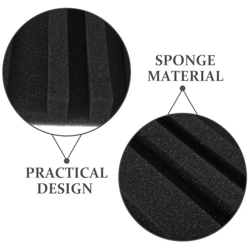 ibasenice 6 piezas Paneles Acústicos Absorbentes de Sonido Material Aislante Ignífugo de Alta Densidad para Estudios, Oficinas y Teatros en Casa miniatura 5
