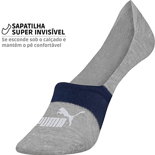 Kit 08 Pares Meias Puma Sapatilha Super Invisível | KIT A | 39-42