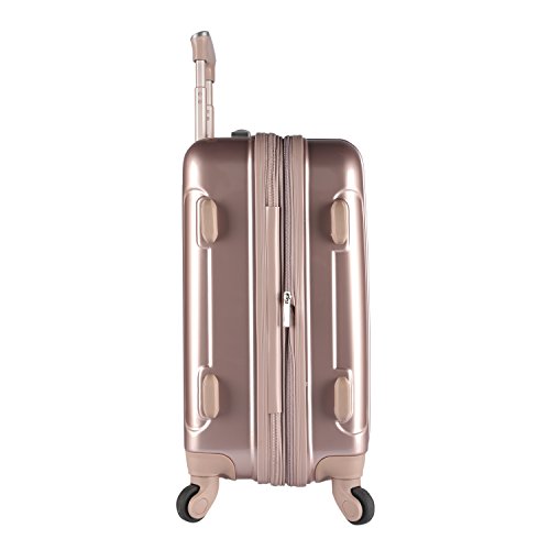 Kensie Women's Alma Hardside Spinner Luggage, Rose Gold, 3-Piece Set (20/24/28) #TOP2