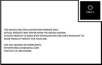 Empica Chrome Plated Headlight Frame Headlamp Cover Car Exterior Accessories Compatible With Toyota Innova Crysta