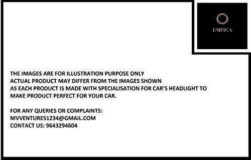 Empica Chrome Plated Headlight Frame Headlamp Cover Car Exterior Accessories Compatible With Toyota Innova Crysta