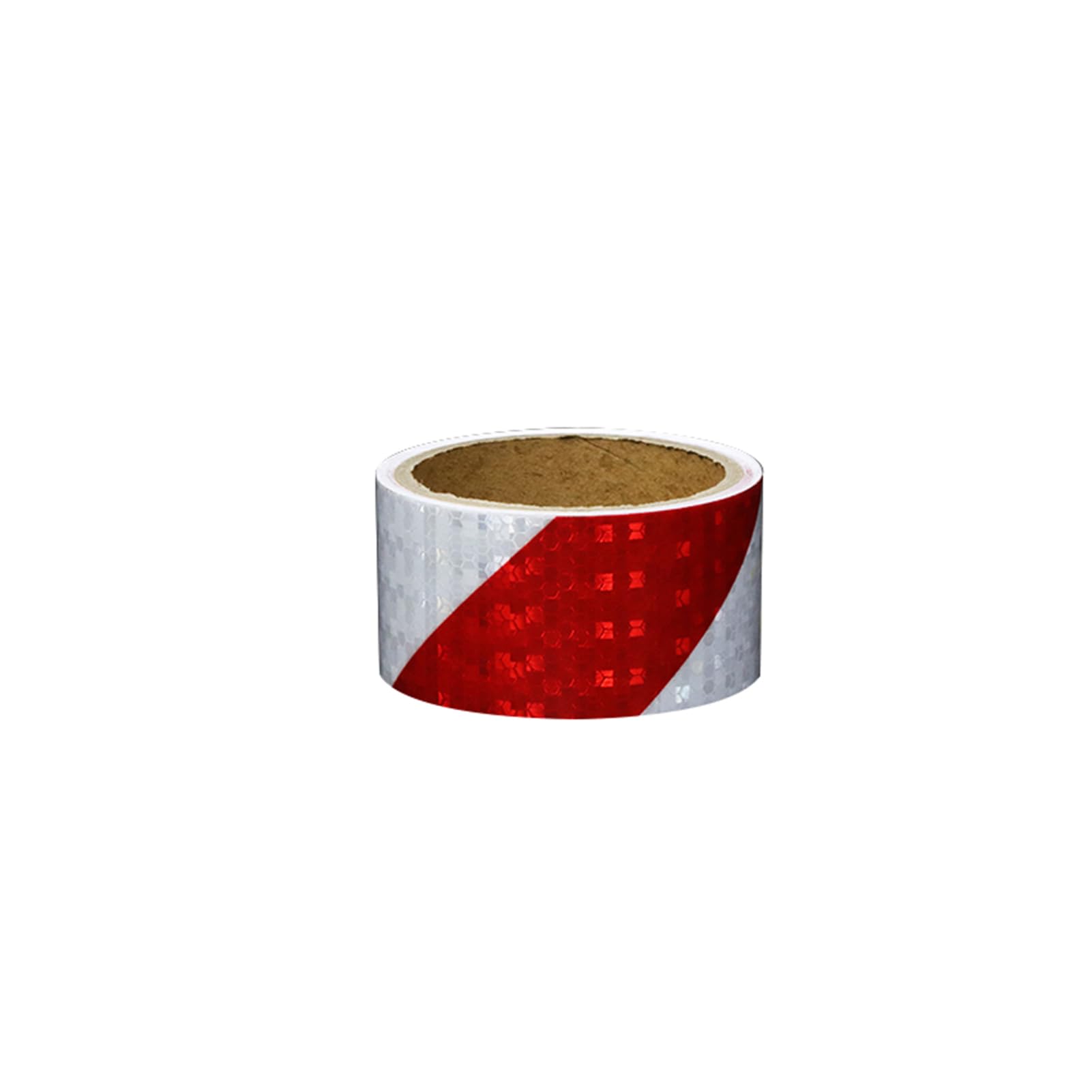 Cinta reflectante de alta visibilidad, Cinta reflectante de seguridad for exteriores, impermeable, de 5 cm x 3 m, con fuerte adhesivo for remolques, camiones, coches, yates y vehículos (rojo y blanco)