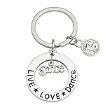Infinity Collection Dance She Believed She Could So She Did Keychain, Dance Jewelry, Dance Keychain, Gift For Dancers