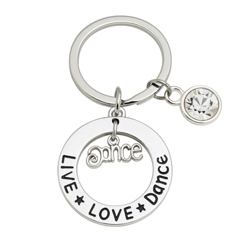 Infinity Collection Dance She Believed She Could So She Did Keychain, Dance Jewelry, Dance Keychain, Gift For Dancers