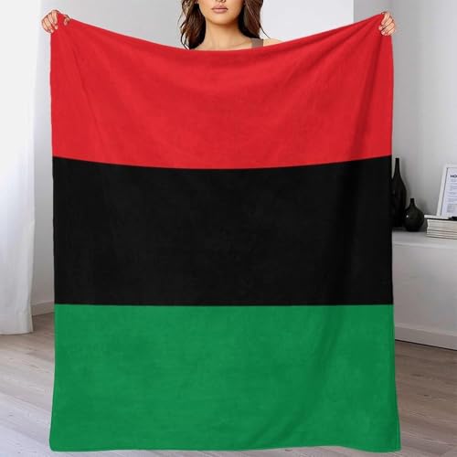 Couverture drapeau africain 3D jeté de canapé microfibre 150x200cm