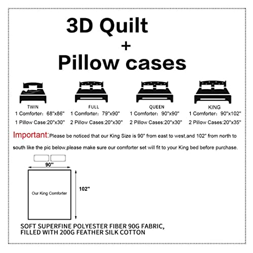 Kxry Pink Paris Eiffel Tower Comforter Set King Size French Style Couple Lover Flower Bedding Sets For Girls Women Kids Quilted Duvet 1 Comforter + 2 Pillow Cases #TOP1