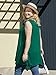 LARACE Womens Plus Size Tank Tops Summer Sleeveless Shirts Casual Loose Tunic Blouses(Deep Green L)