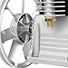 Air Compressor Pump, Piston 2HP Industrial Compressor Head Pump Motor 1.5KW 200L/52.83Gal/min Aluminum High-Spped Single Stage Twin Cylinder Oil-lubricated Splash Lubrication Pump With Silencer