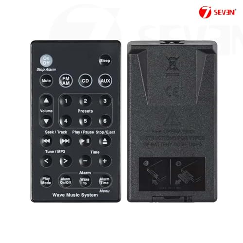 Image of 7SEVEN Compatible with Bose Wave Music System Remote Control Suitable for AWRCC1 AWRCC2 AWRCC3 AWRCC4 AWRCC5 AWRCC6 AWRCC7 AWRCC8 AWR1B1 AWR1B2 Sound Touch Music Radio System Model's