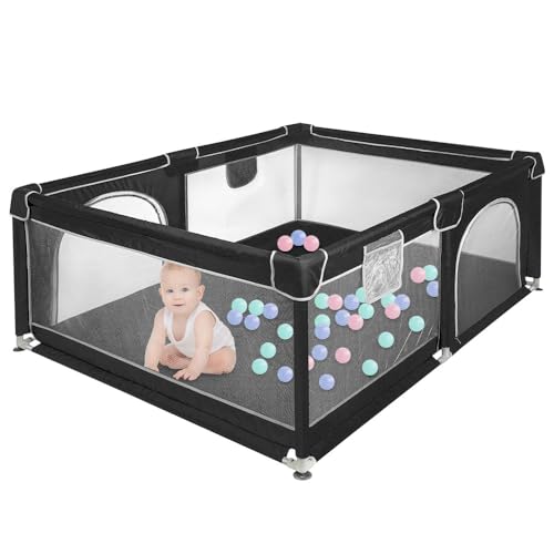 Laufstall für Babys, 160 x 120 cm, Aktivitätsgitter für Kinder, mit Basis, modular, faltbar, großer Laufstall für Kleinkinder mit Tür mit Reißverschluss (weiß) Laufstall für Babys, 160 x 120 cm, Aktivitätsgitter für Kinder, mit Basis, modular, faltbar, großer Laufstall für Kleinkinder mit Tür mit Reißverschluss (weiß)