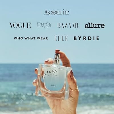 Skylar Sunkissed Dahlia and Salt Air Eau de Perfume Layering 2 Pack- Hypoallergenic & Clean Perfume for Women & Men, Vegan & Safe for Sensitive Skin- (50mL /1.7 Fl oz)