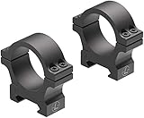 Leupold Open Range Cross-Slot Rings 1", 30mm Low with a Matte Finish