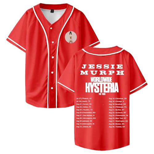 Jessie Murph Hysteria Tour 2025 Baseball Jersey Small