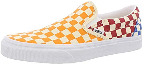 Vans Vans Classic Slip-On (Checkerboard), Multi/True White, 6 Women/4.5 Men