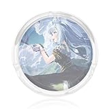 灰皿 ウマ娘 メジロアルダン はいざら ガラス おしゃれ 丸い 卓上 透明 大容量 耐久性 防水 防錆 重厚感 灰捨て簡単 洗いやすい タバコ固定 喫煙具 装飾品 インテリア 家/オフィスの装飾 室内 屋外 兼用 贈り物に最適