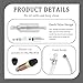 OFBAND 2Set Brake Bleeder Kit,Brake Fluid Bleeder Kit Includes 4PCS Brake Bleeder Hose,2PCS One Way Check Valve,Universal Break Bleeder Kit Car Accessories for Car Motorbike Bike