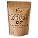MB Herbals Light Kaolin Clay 500 Grams | One Pound Plus | Gentle Clay for Skin & Hair | Cleans Skin Pore | Exfoliates & Detoxifies Skin | Removes Excess Sebum from Skin