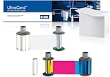 1x 84051 HID Fargo HDP5000 Color Ribbon (500 Prints) 1x 084053 Fargo HDP5000 Retransfer Film (1500 Prints) 1x Box of HID UltraCard Blank PVC Cards (x500 Per Box)