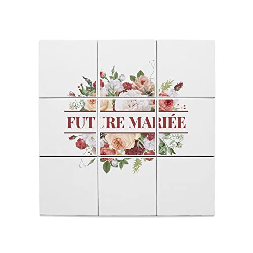 Future mariée mariage mariée bouquet fleurs carreaux céramique 20x20
