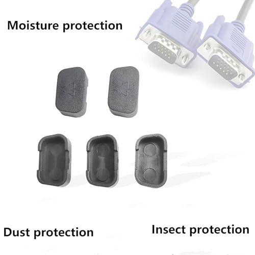Tapa anti polvo para puerto VGA macho, pack 50 piezas miniatura 3