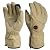 Fieldsheer Ranger Heated Work Gloves - Waterproof with Goatskin Leather Shell & Soft Fleece Liner, Reinforced Anti-Slip Palms, Light Tan - Medium