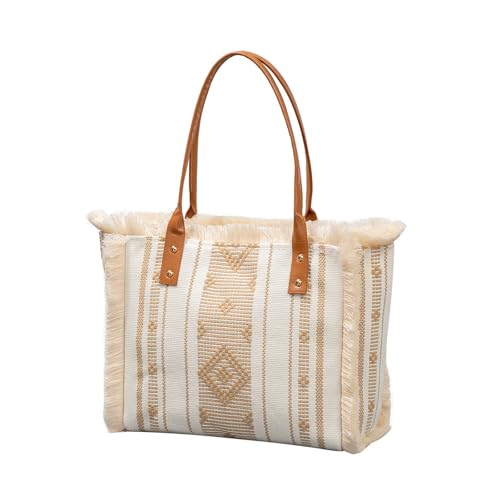 Sac de plage en toile ethnique idéal pour les voyages et l'été