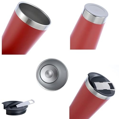 Turugi Copo isolado a vácuo de parede dupla de aço inoxidável 482 g com abridor de cerveja, caneca t