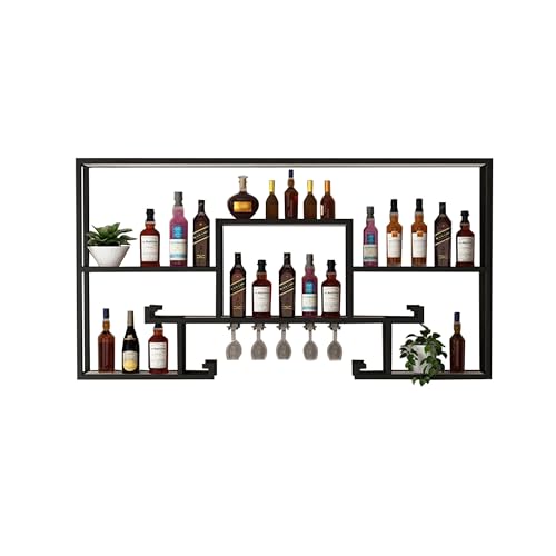 Étagère à liqueur murale haut de gamme finition design