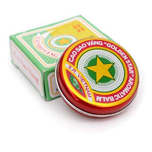 Balsam Goldenen Stern Вьетнам бальзам Звездочка Золотая звезда (10 g) Golden Star Balm, Cao Sao Vang Vietnam, Aromatic Balsam