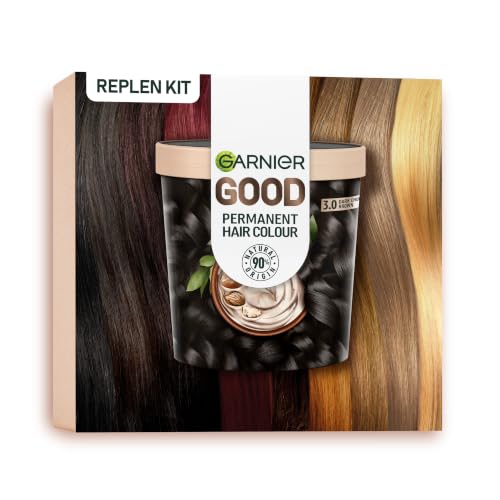 Garnier GOOD Permanent Vibrant Hair Colour Dye Kit, 30 Dark Chocolate Brown