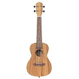 ORTEGA Ukulélé Concert Gaucher Série Timber – Zebrawood Naturel + Housse luxe (RFU11Z-L) - Les Beatles, Paul McCartney, John Lennon, RIngo Starr, George Harrison ORTEGA Ukulélé Concert Gaucher Série Timber - Zebrawood Naturel + Housse luxe (RFU11Z-L) – Image 3