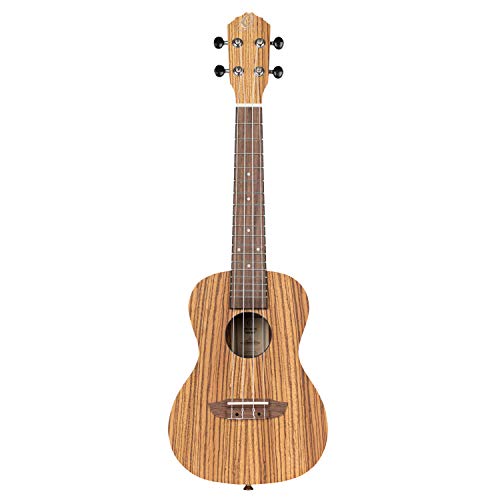 ORTEGA Ukulélé Concert Gaucher Série Timber – Zebrawood Naturel + Housse luxe (RFU11Z-L) - Les Beatles, Paul McCartney, John Lennon, RIngo Starr, George Harrison ORTEGA Ukulélé Concert Gaucher Série Timber - Zebrawood Naturel + Housse luxe (RFU11Z-L) – Image 4