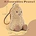 Peanut Plush Figure Toys Cute Stuffed Toys Amuseable Peanut Soft Plushies Huggable Design & Fun Gift Idea