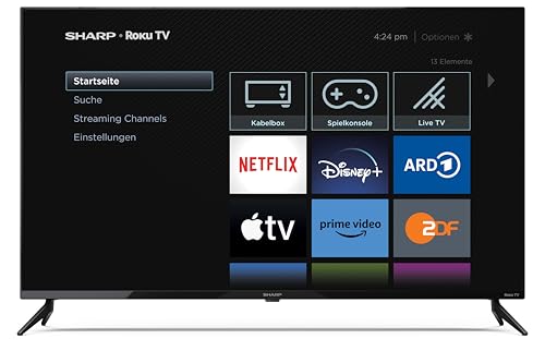 SHARP 43FD2E Full HD Smart TV, (108 cm/43 Zoll, Roku TV nur in Deutschland verfügbar, Rahmenlos, HDR10, Dolby Digital) – Bild 3