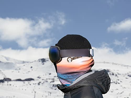 Máscara para esquí Sunset Ride en talla M-XL con compartimento protector para filtro 2