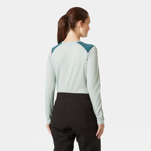Camiseta W LIFA Helly Hansen Crew para mujer verde talla L 5