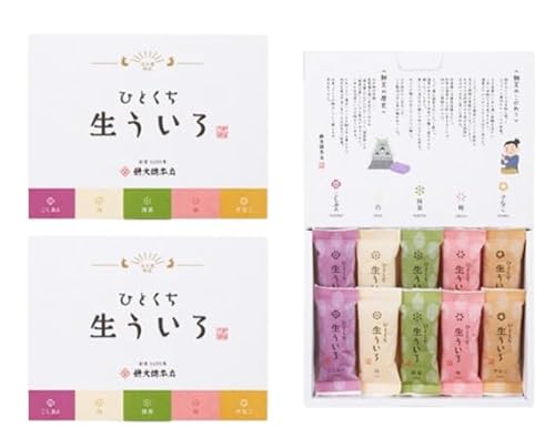 【2箱セット】ひとくち生ういろ≪10個入り≫東海土産 名古屋土産 餅文総本店