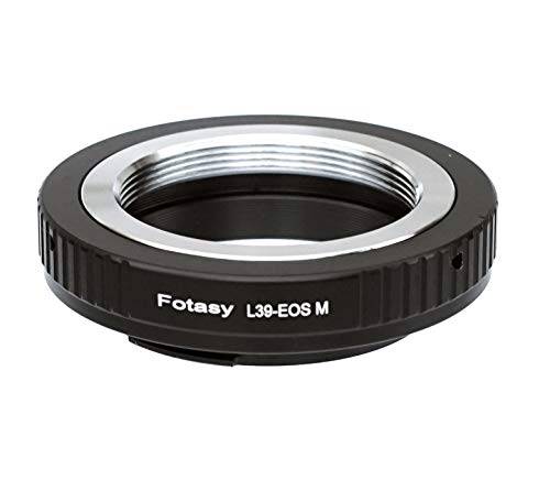 Fotasy Leica M39 Lens To Canon Ef-M Mount Adapter, L39 39Mm Ltm Lense Efm Eos M Adapter, Compatible With Canon Ef M Mount Mirrorless Cameras Eos M M1 M2 M3 M5 M6 M6 Mark Ii M10 M50 M100 M200 #TOP1