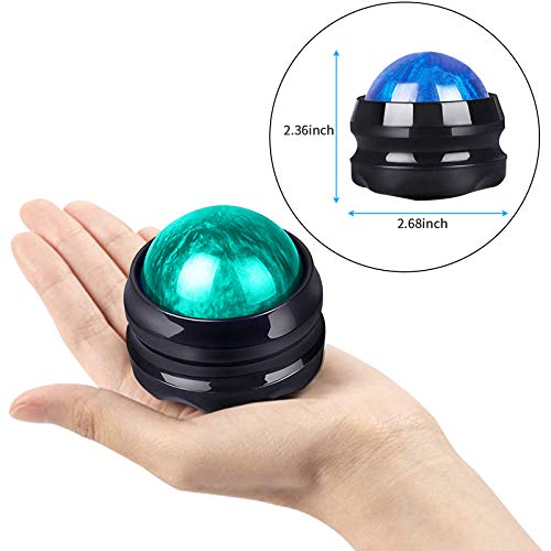 Image of WOVTE Massage Ball, Lacrosse Balls, Self Massage Tool for Sore Muscles, Shoulders, Neck, Back, Foot, Body, Deep Tissue, Trigger Point, Muscle Knots, Yoga and Myofascial Release