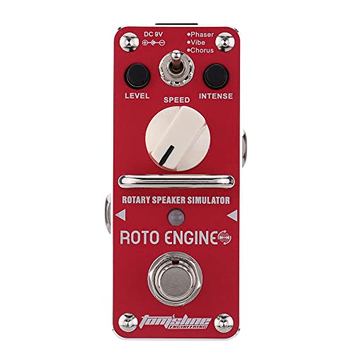 LAOJIA moteur Roto sont-3 Rotary Speaker Simulator Mini guitare électrique simple pédale d’effet avec True Bypass,ARE-3 - Les Beatles, Paul McCartney, John Lennon, RIngo Starr, George Harrison LAOJIA moteur Roto sont-3 Rotary Speaker Simulator Mini guitare électrique simple pédale d'effet avec True Bypass,ARE-3 – Image 7