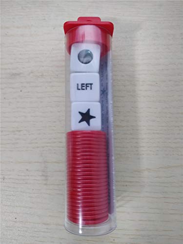 Left Right Center Dice Game Set Bundle for Family Game (4 Pack)