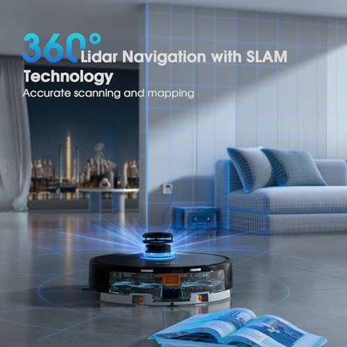 Robot Vacuum with Self-Emptying Station